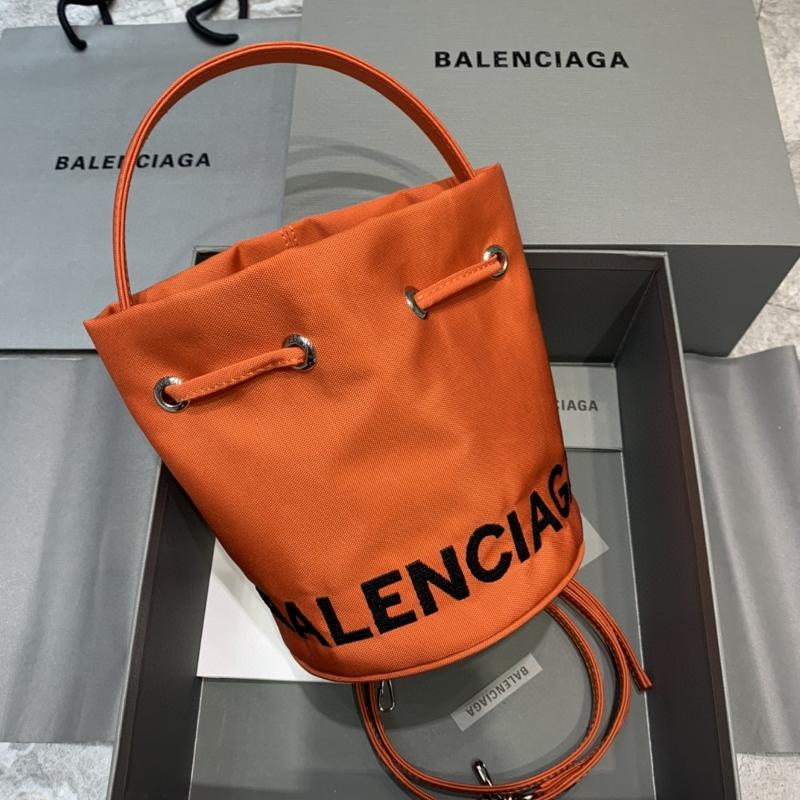 Balenciaga Bags 656682 nylon cloth orange